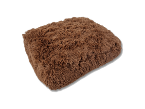 Topmast Fluffy Plush Pet Mattress - Lounge Series - Taupe