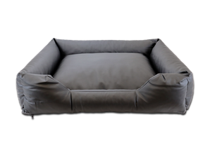 Topmast Sofa - Leather Look Black