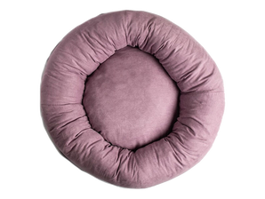 Donut Round Dog Bed - Mauve (65 cm)