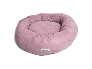 Donut Round Dog Bed - Mauve (65 cm)