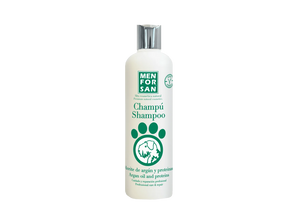 Silk protein and argan oil shampoo for dogs