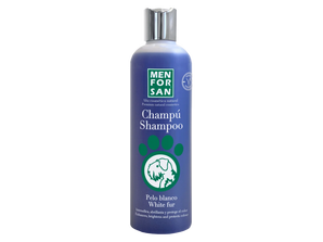 White fur shampoo for dogs